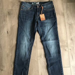 Slim fit denim pants